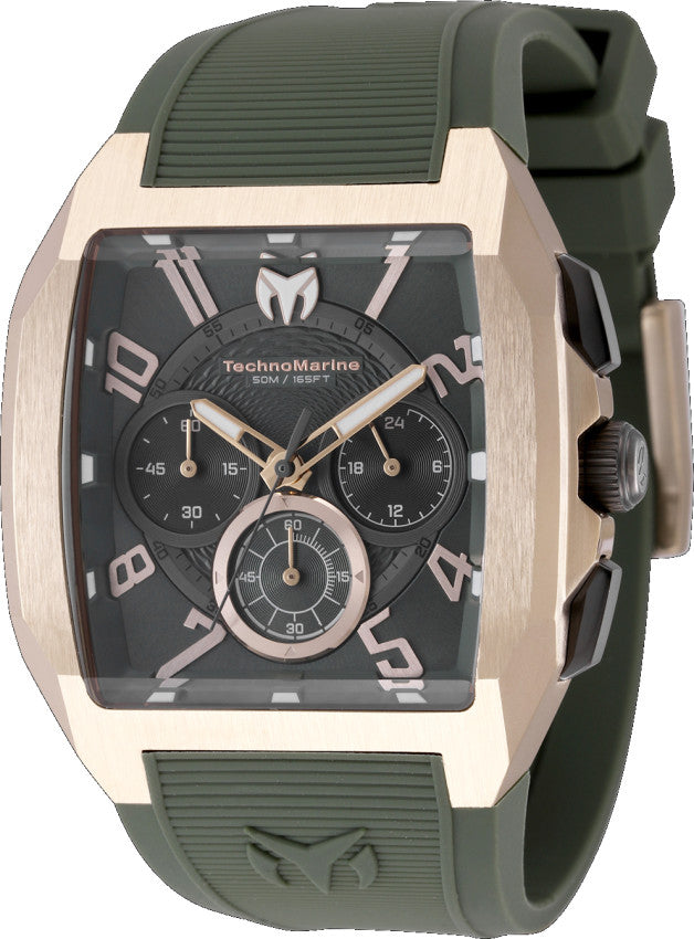 Reloj Hombre Technomarine Aqua Cuadrant TM-225114 Verde Oro Rosa